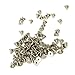 YoYoflyer 100pcs Silver Cone Metal Studs Rivet Spikes Screw Length 10mm for Punk Gothic Style Clothes Leather DIY