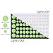 Glow In The Dark Stars Stickers, 504 Adhesive Dots and Moon for Starry Sky, Perfect For Ceiling in Bedroom, Glow Party ,Wall Decals ,by LIDERSTAR .