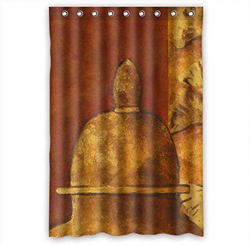 Artsplaza Polyester Bath Curtains Of European And American Style Western And Occident Style Art Painting For Girls Husband Wife Custom Him. Water Repellent Width X Height / 48 X 72 Inches
