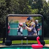VIVOHOME 14ft Indoor and Outdoor Inflatable Blow up Mega Movie Projection Screen