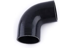 OHOB-COOL 90 Degree ID 3 inch Elbow Silicone Coupler Hose,4Ply-Reinforced Turbo/Intercooler/Intake Piping Coupler Industria H