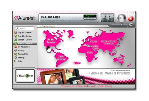 Aluratek AIRJ01F USB Internet Radio Jukebox