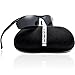 LUOMON Men's Polarized Wrap-Around Sport Sunglasses Al-Mg Aloy Black Frame/Grey Lens Unbreakable Frame LM8179