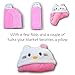 Plush Baby Blanket for Boy or Girl. Super-Soft Microfiber Fleece in Animal Designs.  Fab Gifts! Soft Enough for Swaddle/Receiving Wrap,  Sturdy Enough for Years of Toddler Cuddles. 30x36 + Hood