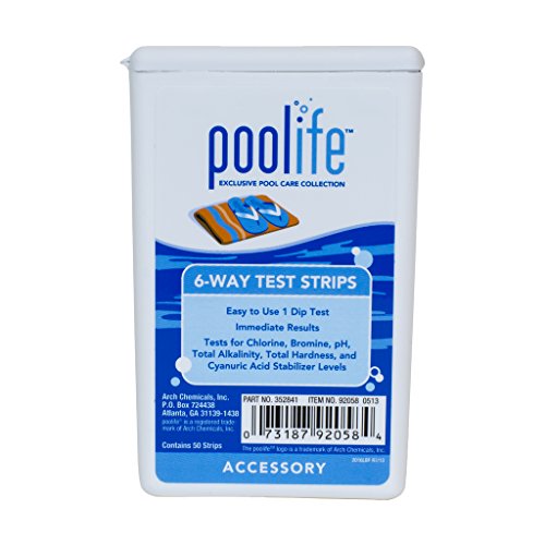 poolife 6-Way Test Strips