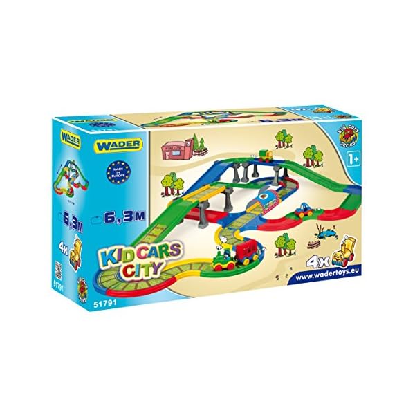 Wader 51791 - Kid Cars - City 6,3 m Spielstraße und Fahrzeugen – Bild 3