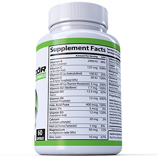BioCor Nutrition NEUROCOR Cognitive Focus Formula Pills - Improve Mood - Boost Memory Function & Clarity - Improve Concentration and Alertness - Study Aid (60 Capsules - 1 Month Supply)