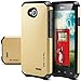 LG Optimus L70 Case, Evocel® Dual Layer Armor Protector Case For LG Optimus L70 (MetroPcs/Cricket) / Optimus Exceed 2 W7 (Verizon) / LS620 Realm (Boost Mobile) / L41C Ultimate 2 (Straight Talk) - Retail Packaging, Gold Medal