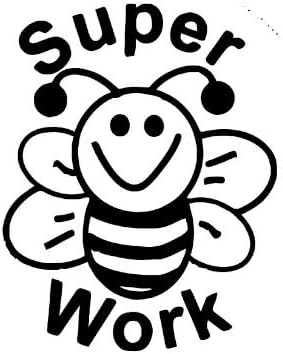 SuperStickers Stamper Solutions Super Work Bee Inked Stamper, Black, 28mm - Image 3