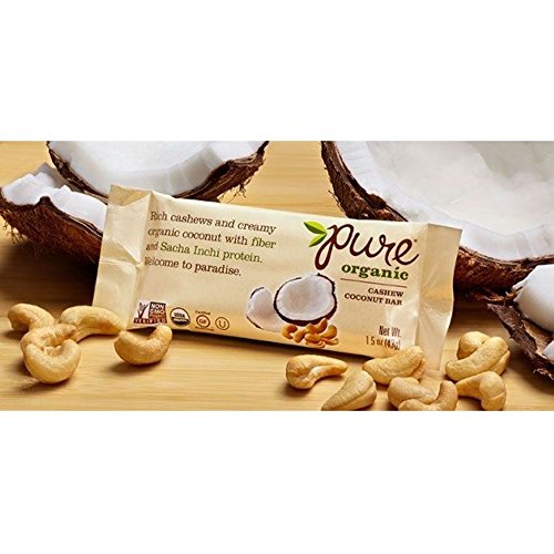 Pure Organic Cashew Coconut Bar, 1.5 Ounce -- 144 per case - Thumbnail 3