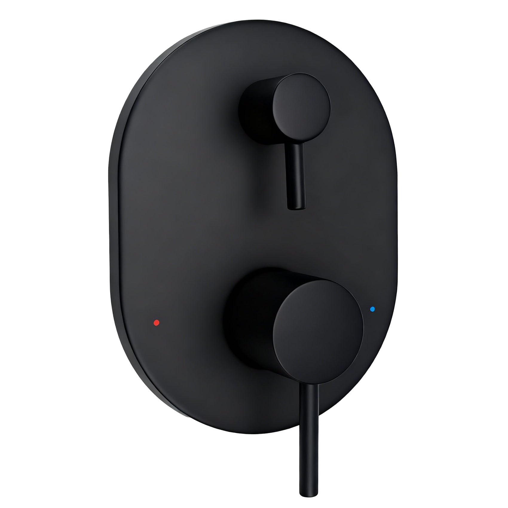 Photo 1 of UT3290BL Matte Black Shower Valve Trim Kit for Moen Align M-CORE 3-Series 2-Handle Shower Faucet Trim, Shower Handle trim Includes 1213 Cartridge for Moen U232 U362 M-CORE Mixing Valve, Valve Required