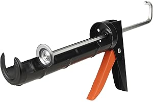 ADAK - Professional Caulking Gun, 10:1 Thrust Ratio, Caulking Gun No Drip, Hand Tool for Silicone & Sealant Application, Smooth Pressure Caulk Gun, Caulking Gun Tool