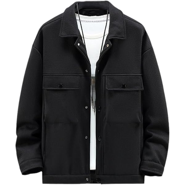 KingSize Men's Big & Tall Multi-Pocket Wool Inset Jacket - L