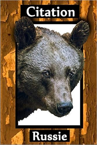 Amazon Com Citation Russie Carnet Lignes 100 Pages Original Portrait Ours French Edition Molly Jolly Libros