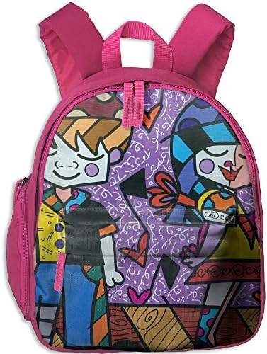 Romero Britto Comfy School Bags,Custom Cute Children Shoulder Daypack,Print Backpack For Kids