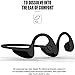 Bone Conduction Bluetooth Headphones Sweatproof Sports Driving HiFi Stereo Earbuds Earphones Wireless Headset Built-in Mic and Noise Cancellation for iPhone Android