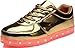 Odema Women USB Charging LED Shoes Flashing Sneakers
