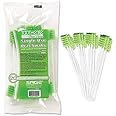 Stryker – Sage Toothette Plus Single Use Oral Swabs – With Sodium Bicarbonate – 1,000 Swabs (50 bags of 20) – Disposable dental swabs with long handle