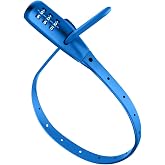 Adjustable Babyproof Lock, Easy Install on Cabinets, French Fridges, Baby Carriages, Kids&rsquo; Bikes, Helmet, Gates, Lock for Kids &amp; Adults - French Door, Versatile Safety Solution (1 Pack Blue)