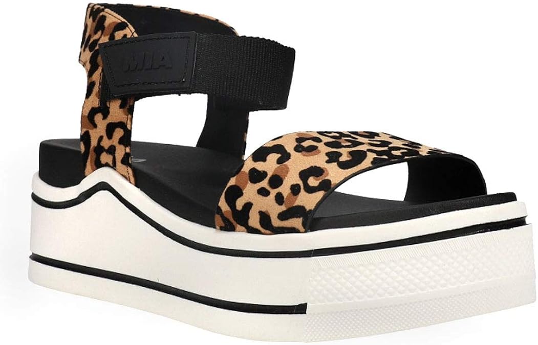 Rose Gold MIA Venessa Platform Slide Sandal | francesca's