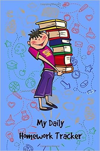 My Daily Homework Tracker Cute Boy Assignment Tracker Includes Class Assignment Due Date 6x9 100 Pages Students Learn Organization Habits Stationery Cool Student Amazon Com Books