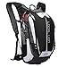 LOCALLION Cycling Backpack Riding Backpack Bike Rucksack Outdoor Sports Daypack for Running Hiking Camping Travelling Ultralight Men Women 18L Black
