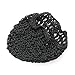 Rugjut Thick and Short Hair Net Snoods，Women Hair Net for Sleeping , 3 Pack , Black