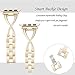 Aokon Bling Bands for Women Apple Watch Band 38mm Stainless Steel Metal Replacement Wristband Fashion Strap for Apple Watch Nike+, Series 3, Series 2, Series 1, Sport, Edition, Champagne Gold