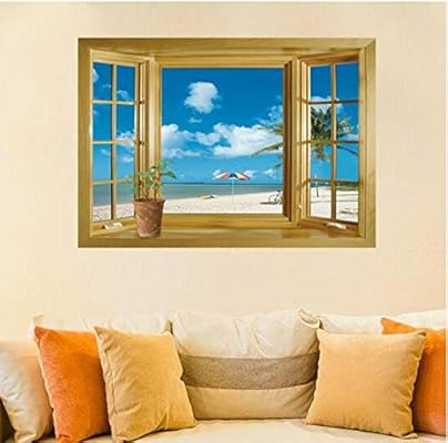 Get Wallpaper Art mur de vinyle theme de la plage Desktop Wallpaper