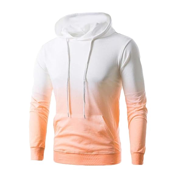 peach colour hoodie mens