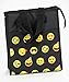 April Fashion Island School Lunchbox for Boys and Girls, Insulated, Collapsible (Black Emoji)