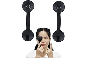 DQITJ 2 Pcs Dual-use Black Handheld Eye Occluder Plastic Vision Optics Optometry Instrument for Eye Chart Exam (Black)