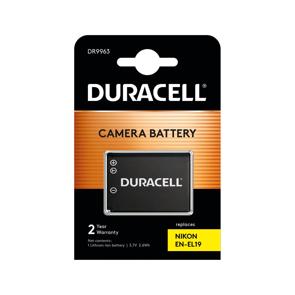 Duracell Replacement Digital Camera Battery for a Nikon EN-EL19 Battery