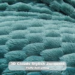 NEWCOSPLAY Super Soft Twin Blanket Light Teal