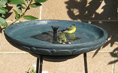 HomeSprout Solar Fountain Pump for Bird Baths, Ponds and Free-Standing Fountains. 1.4 W Solar Panel Water Pump Kit (Bird Bath, Stand or Other Accessories Not Included)