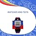 Kids Transformer Watch Robot Transformers Toys Digital Watch, Boys Cartoon Hero Amazing Watches, Girls Electronic Learning Gifts