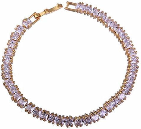 Guanta Korean Fashion Street Luxury Zircon Bracelet Jewelry Simple and Elegant Classic Style(C2)