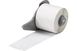 VITAFLOW TOOL Replacement for Brady All Weather Permanent Adhesive Vinyl Label Tape for Brady BMP71 Printers - 2" x 50', White M7C-2000-595-WT