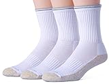 Dr. Anison Mens Cushioned Athletic Running Socks Pack of 3 Pairs