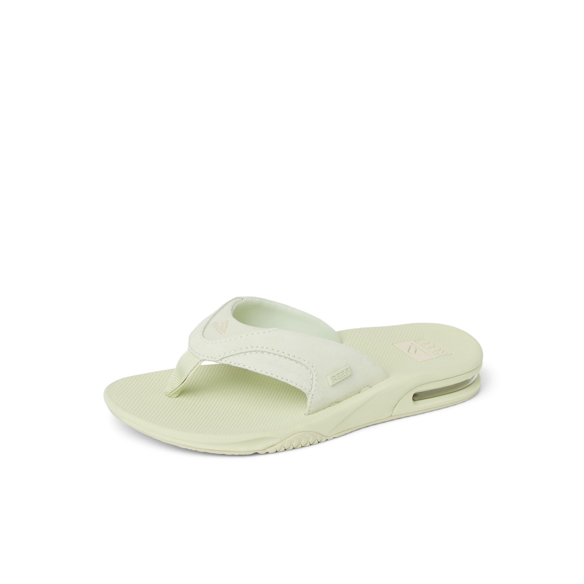 REEF Fanning Womens Bottle Opener Flip Flop, Arch Support, Durable Outsole, Water Friendly, Aloe Wash Suede, 5 Image