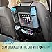 Car Back Seat Organizer for Kids - New X-large Holder with iPad Tablet Pocket, Storage for Bottles, Keeping Children Occupied and Organized During Rides