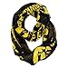 Littlearth NCAA Iowa Hawkeyes Sheer Infinity Scarf, Team Color, 70” x 25”