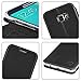 Galaxy S6 Edge Plus Case, SHIELDON Genuine Leather Wallet Phone Case [Card Slot] [Flip] [Wallet] Slim Carry-all Case - for Samsung Galaxy S6 Edge Plus Devices - Black