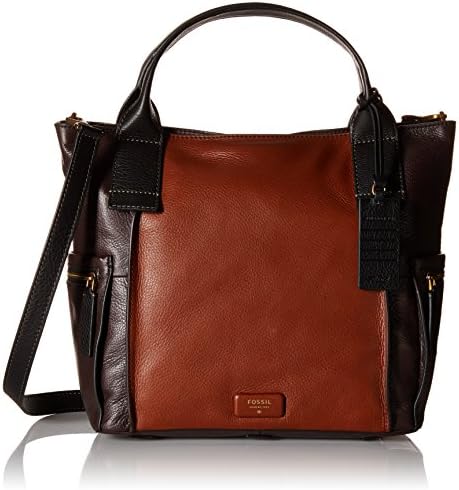 Fossil Emerson Satchel, Multi/Brown