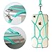 TOOVREN Cell Phone Lanyard Silicone iPhone Neck Strap Smart Phone Case Necklace Holder With Detachable Lanyard for iPhone 6 6s 7 8 Plus X Samsung Galaxy s6 s7 s8 Note 5 8 (1 Pack)