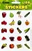 Eureka Fruits and Vegetables Photos Stickers primary