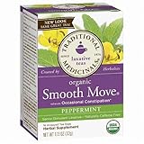 TRADITIONAL MEDICINALS Smooth Move Peppermint, 16 Count (3 Pack)
