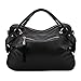 Qianle Fashion Sexy Leopard Print/ Black Bag Paillette Shoulder Bags Handbags for Women