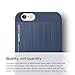 elago® [Outift Matrix][Jean Indigo] - [Premium Hybrid Construction][Brushed Aluminum][Spark Design Award] - for iPhone 6/6S Plus