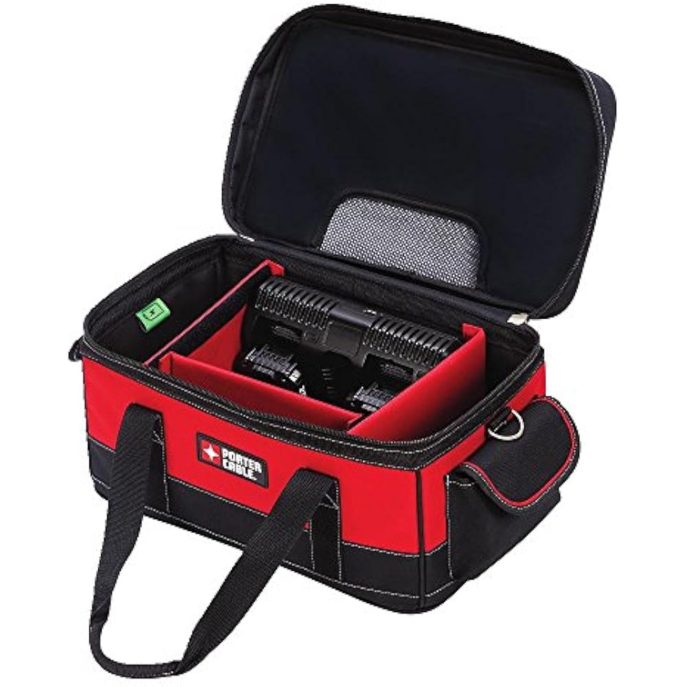 PORTER-CABLE 20V MAX Lithium Battery Charger, Dual Port Batteries